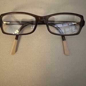 Chanel 3157 1122 51-16-135 Brown/Tan Rectangular Eyeglasses